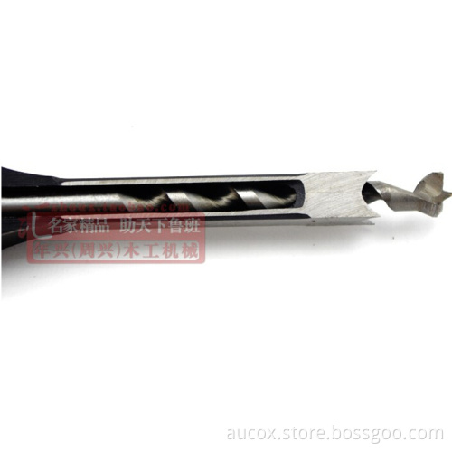 Longshan 5/16'' (8mm) woodworking square auger tools hole drilling electric drill wood drill chisel set